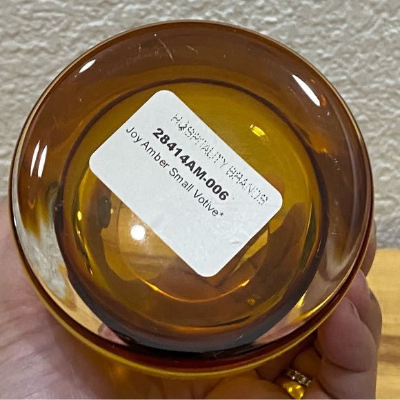 NUDE Joy Amber Small Votive Candle Holder - Picture 10 of 12